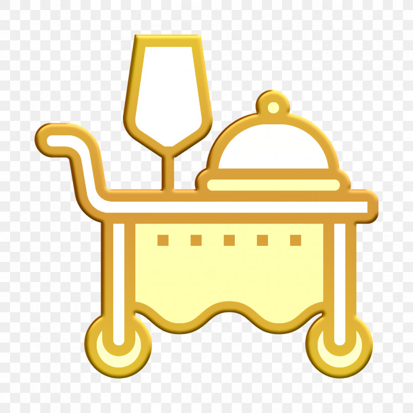 Room Service Icon Hotel Services Icon Trolley Icon, PNG, 1196x1196px, Room Service Icon, Angle, Cartoon, Hotel Services Icon, Line Download Free
