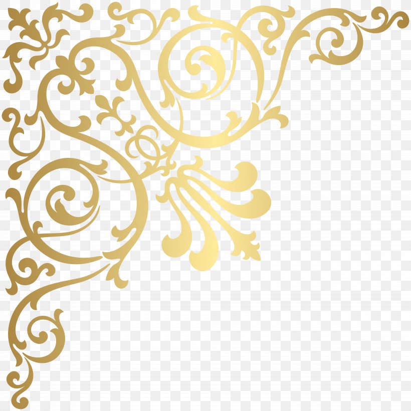 Baroque Ornament Gold Decorative Arts Clip Art, PNG, 8000x8000px, Baroque Ornament, Art, Art Museum, Black And White, Branch Download Free