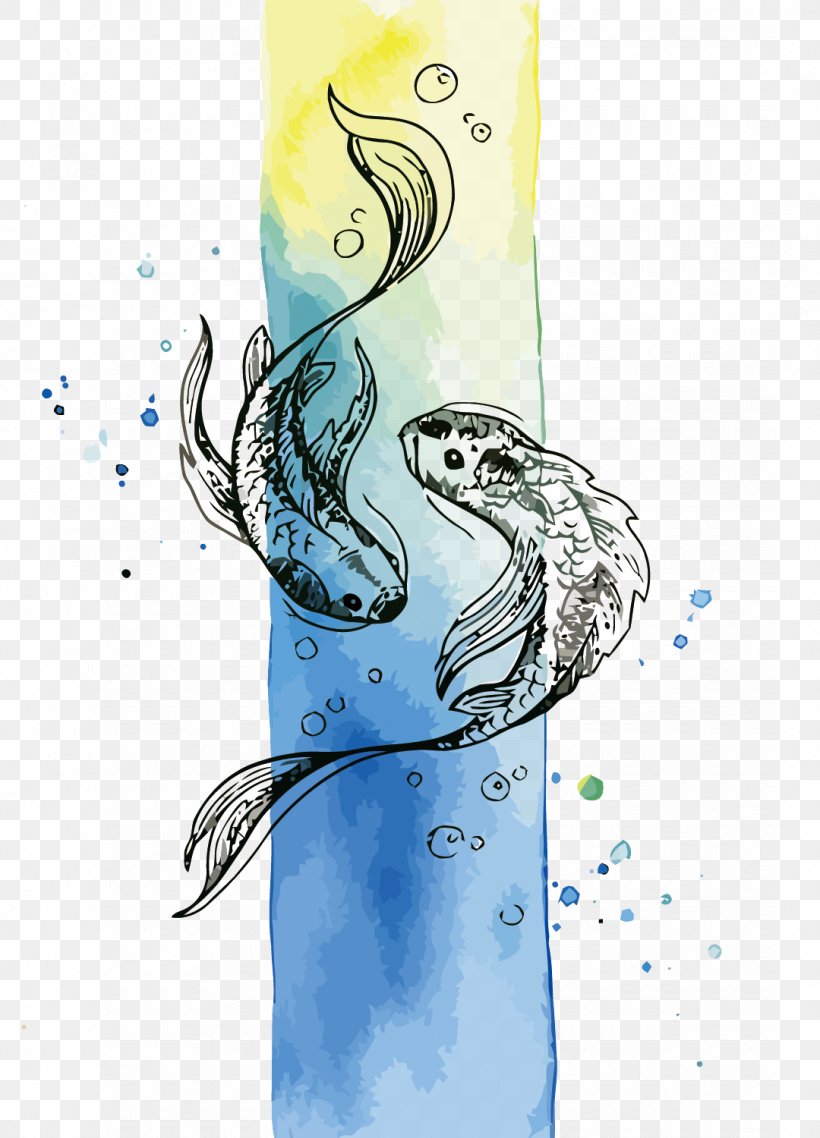 Fish Watercolor Painting, PNG, 1080x1500px, Fish, Art, Deviantart, Joint, Painting Download Free