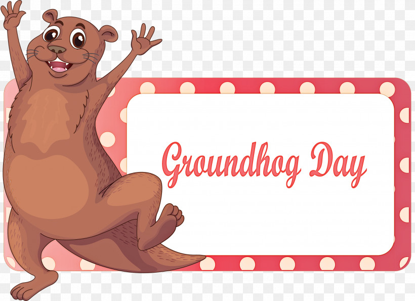 Groundhog Groundhog Day Happy Groundhog Day, PNG, 3000x2180px, Groundhog, Cartoon, Groundhog Day, Happy Groundhog Day, Hello Spring Download Free