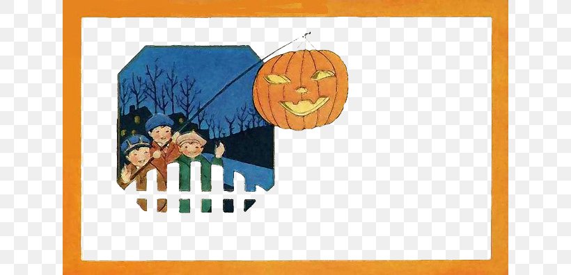 Halloween Jack-o-lantern Child Illustration, PNG, 640x396px, Halloween, Area, Art, Child, Convite Download Free