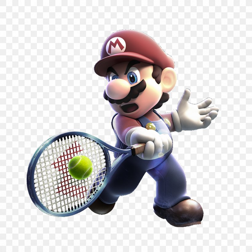 Mario Sports Superstars Mario Tennis Sega Superstars Tennis, PNG, 1000x1000px, Mario Sports Superstars, Ball, Figurine, Football, Mario Download Free