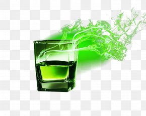 Green Flame Wine - Light Green Flame PNG