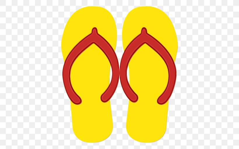 Shoe Flip-flops Clip Art Product Design, PNG, 512x512px, Shoe, Flipflops, Footwear, Slipper, Yellow Download Free