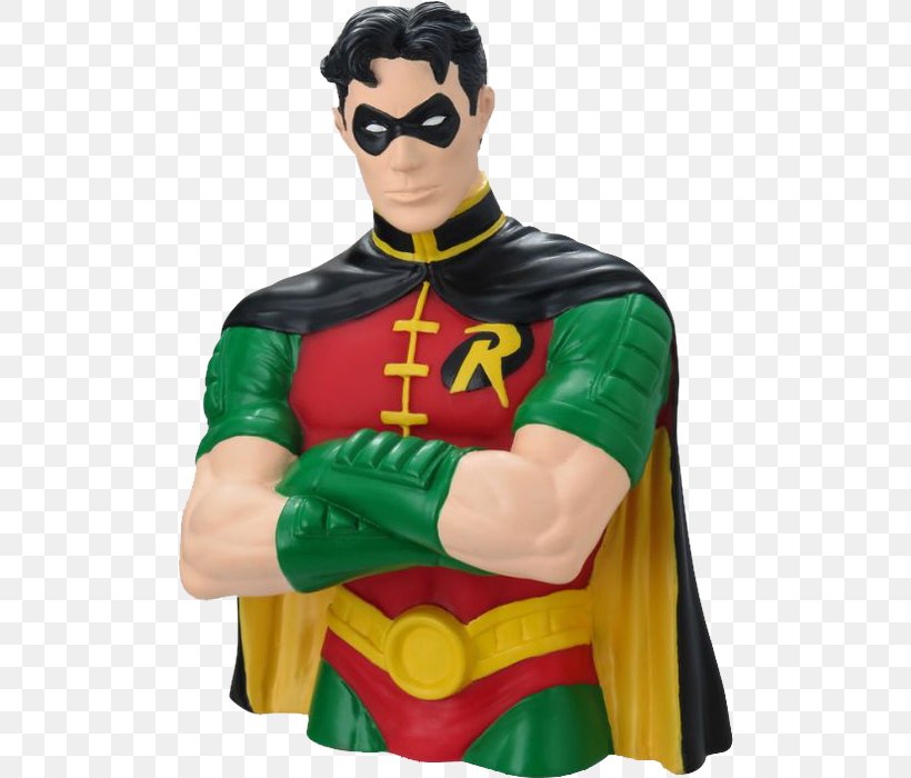 Robin Batman Dick Grayson Superhero Penguin, PNG, 500x700px, Robin, Action Figure, Bank, Batman, Batman Robin Download Free