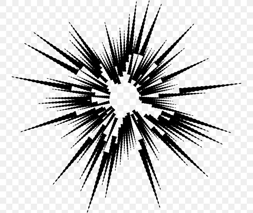Drawing Silhouette Explosion Art Clip Art, PNG, 746x690px, Drawing, Abstract Art, Art, Black And White, Explosion Download Free