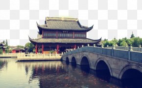 Zhouzhuang Bridge - Zhouzhuang Guzhen, Guangdong Download Tourism PNG