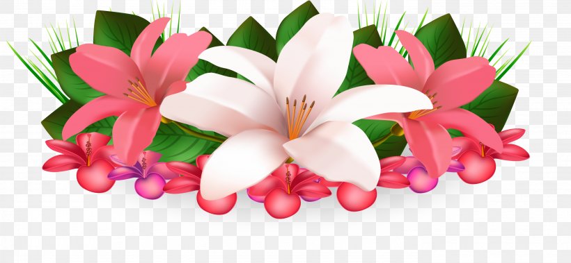 Flower Clip Art, PNG, 2773x1283px, Flower, Art, Cut Flowers, Floral Design, Floristry Download Free