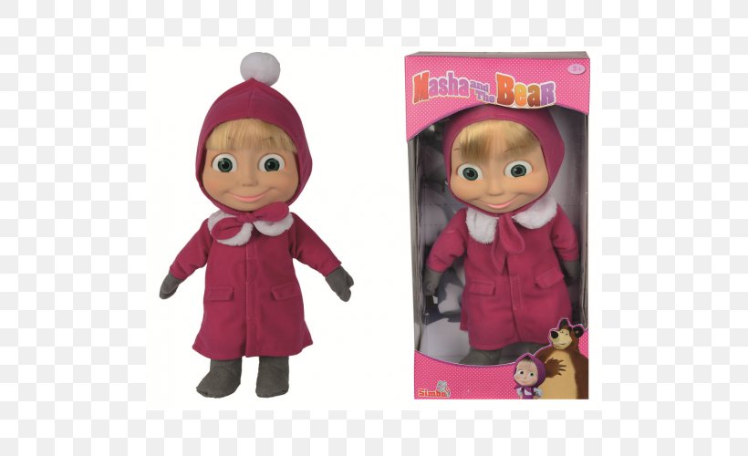 Masha Doll Toy Bear Simba Dickie Group, PNG, 500x500px, Masha, Barbie, Bear, Child, Cicciobello Download Free