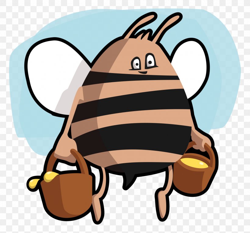 Western Honey Bee Worker Bee Bumblebee Clip Art, PNG, 2400x2241px, Bee, Artwork, Beehive, Bumblebee, Cartoon Download Free