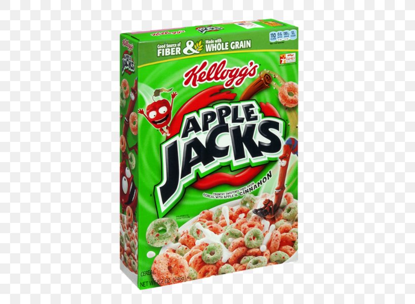Breakfast Cereal Kellogg's Apple Jacks, PNG, 600x600px, Breakfast Cereal, Apple, Apple Jacks, Breakfast, Cereal Download Free