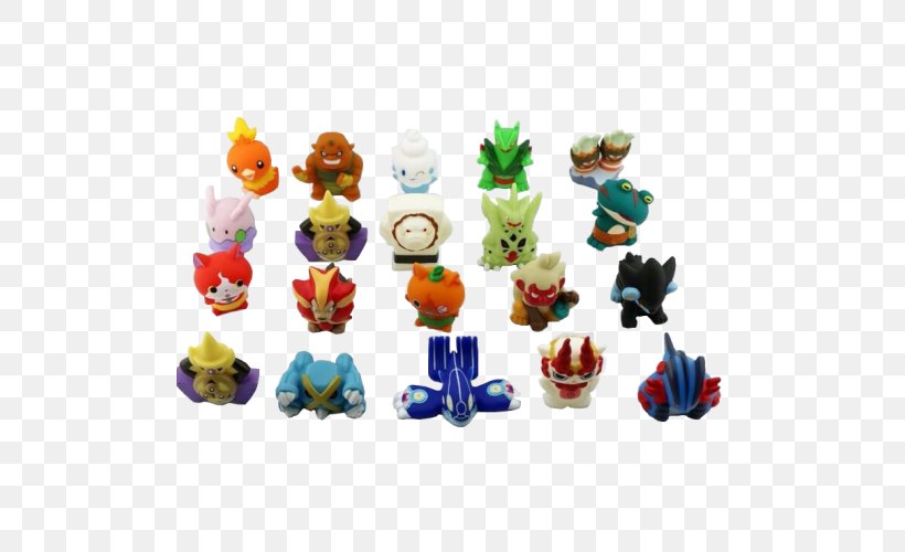 Figurine Action & Toy Figures Pokémon GO Jibanyan Pikachu, PNG, 500x500px, Watercolor, Cartoon, Flower, Frame, Heart Download Free