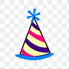 Cartoon Birthday Hat - Party Hat Birthday Clip Art PNG