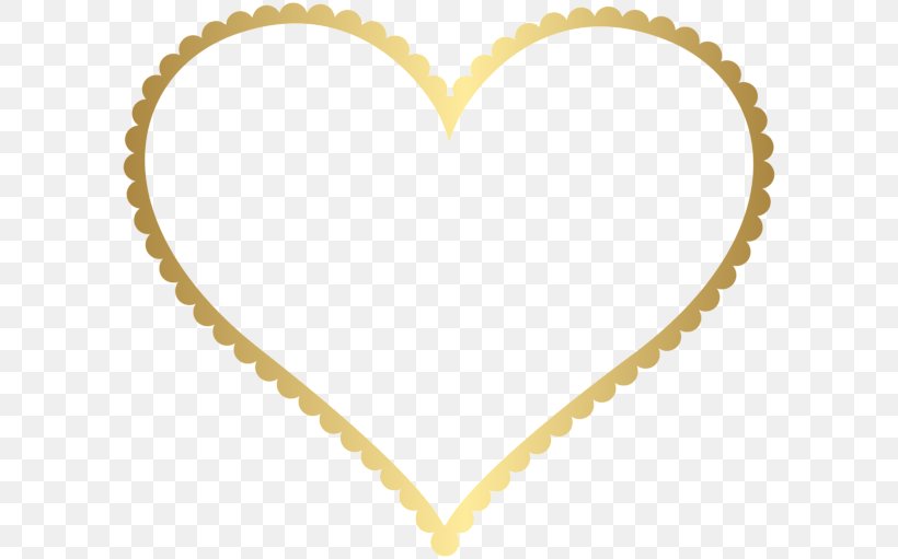 Picture Frames Heart Desktop Wallpaper Clip Art, PNG, 600x511px, Picture Frames, Body Jewelry, Decorative Arts, Gold, Heart Download Free