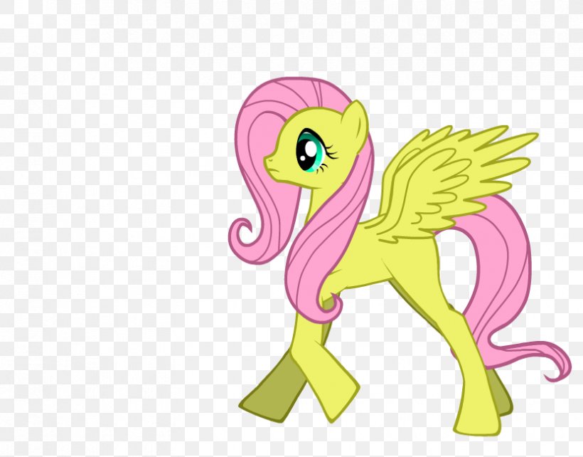 Pony Fluttershy Horse Winged Unicorn, PNG, 830x650px, Watercolor, Cartoon, Flower, Frame, Heart Download Free