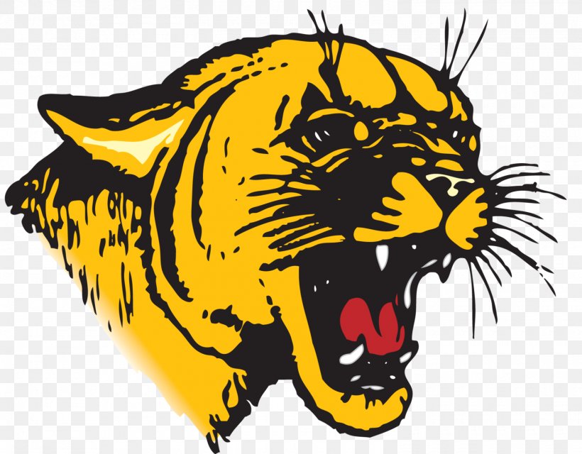 Tiger Wildcat Lion Mascot Decal, PNG, 1500x1171px, Tiger, Art, Basketball, Big Cats, Bobcat Download Free