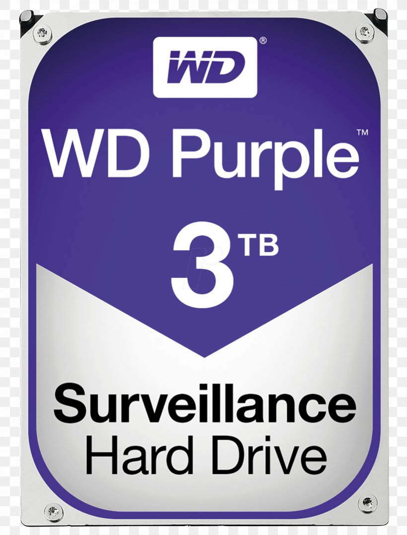 WD Purple SATA HDD Hard Drives Western Digital Terabyte Solid-state Drive, PNG, 821x1080px, Wd Purple Sata Hdd, Area, Brand, Closedcircuit Television, Disk Storage Download Free