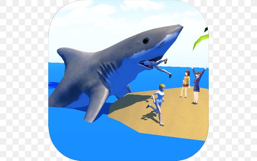 Shark Simulator 3D Unlimited Dinosaur Simulator 3D Angry Shark 3D Simulator Game Shark Simulator Pro, PNG, 512x512px, Dinosaur Simulator 3d, Android, App Store, Carcharhiniformes, Cartilaginous Fish Download Free