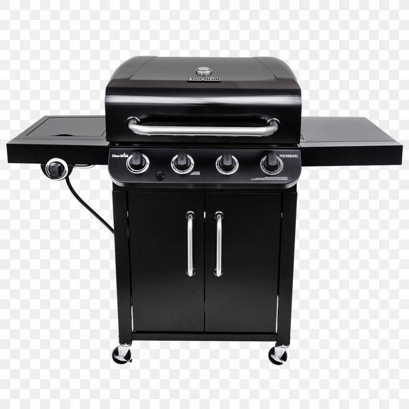 Barbecue Char-Broil Performance 4 Burner Gas Grill Grilling Char-Broil Performance 463376017, PNG, 1000x1000px, Barbecue, Brenner, Charbroil, Charbroil Performance 463376017, Charbroil Truinfrared 463633316 Download Free