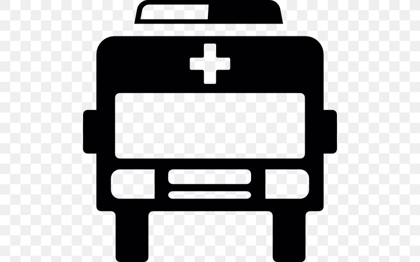 Ambulance Clip Art, PNG, 512x512px, Ambulance, Black And White, Drawing, Royaltyfree, Silhouette Download Free
