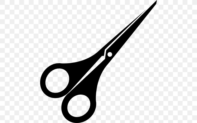 Scissors Royalty-free Clip Art, PNG, 512x512px, Scissors, Black And White, Cutting, Hair Shear, Hairstyle Download Free