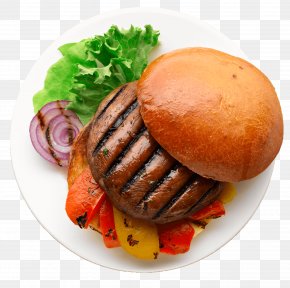Breakfast - Buffalo Burger Cheeseburger Full Breakfast Veggie Burger PNG