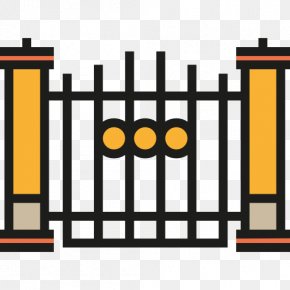 Gate - Gate Door Fence Wrought Iron PNG