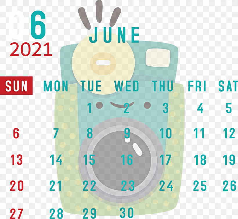June 2021 Calendar 2021 Calendar June 2021 Printable Calendar, PNG, 3000x2760px, 2021 Calendar, Aqua M, Geometry, June 2021 Printable Calendar, Line Download Free