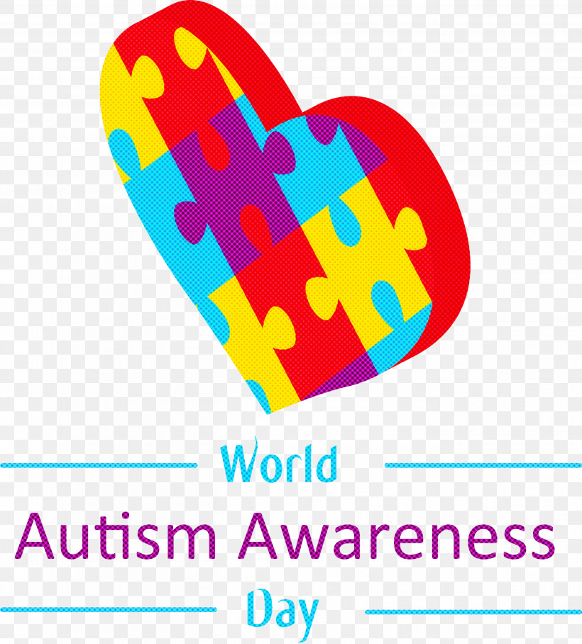 Autism Day World Autism Awareness Day Autism Awareness Day, PNG, 2709x3000px, Autism Day, Autism Awareness Day, Heart, Line, Logo Download Free
