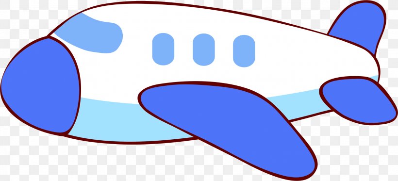 Airplane Clip Art, PNG, 1974x898px, Airplane, Area, Artwork, Blue, Cartoon Download Free
