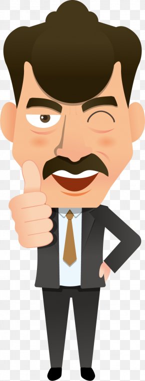 Praised The Man - Businessperson Corporation Flat Design PNG