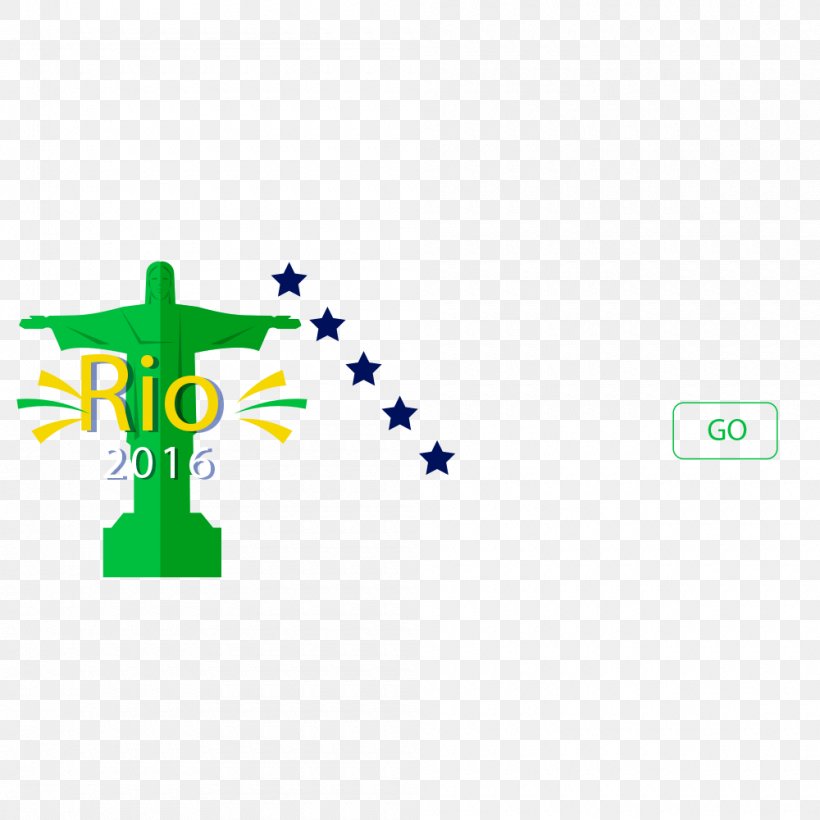 Rio De Janeiro 2016 Summer Olympics Icon, PNG, 1000x1000px, Rio De Janeiro, Area, Brand, Brazil, Green Download Free