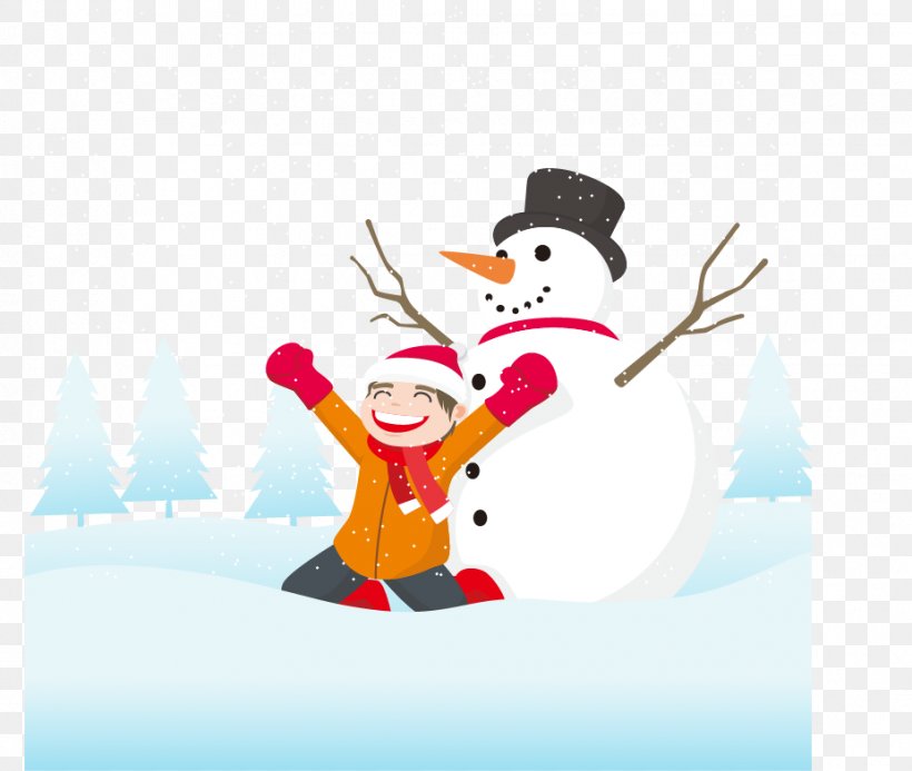 Snowman New Year Child Clip Art, PNG, 927x784px, Snowman, Art, Cartoon, Child, Christmas Download Free