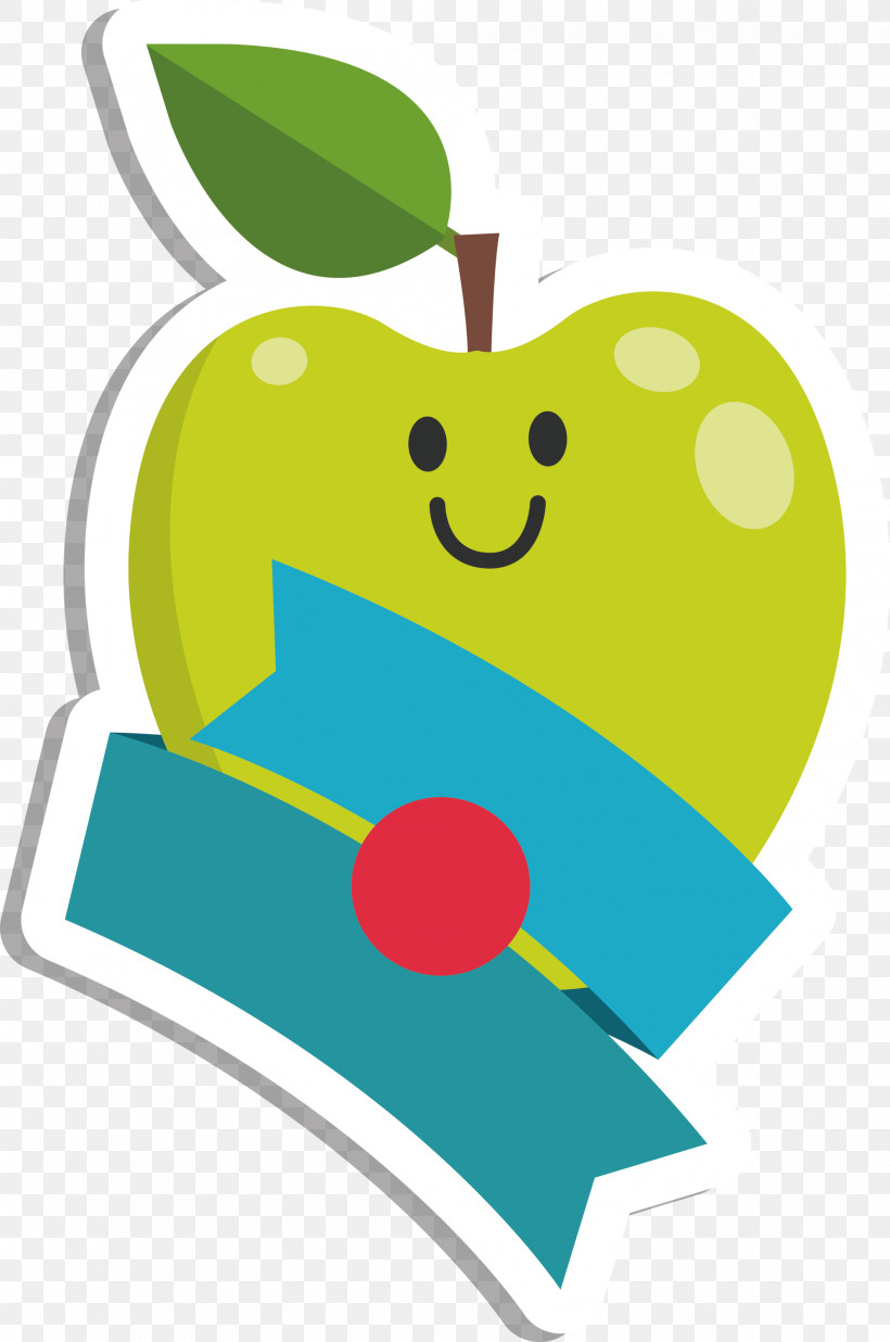 Back To School School Supplies, PNG, 1989x3000px, Back To School, Area, Cartoon, Fruit, Green Download Free