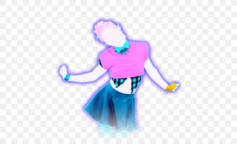 Just Dance 2015 Just Dance 2014 Just Dance 2016 Girls Just Want To Have Fun, PNG, 500x500px, Just Dance 2015, Blue, Electric Blue, Fictional Character, Girls Just Want To Have Fun Download Free