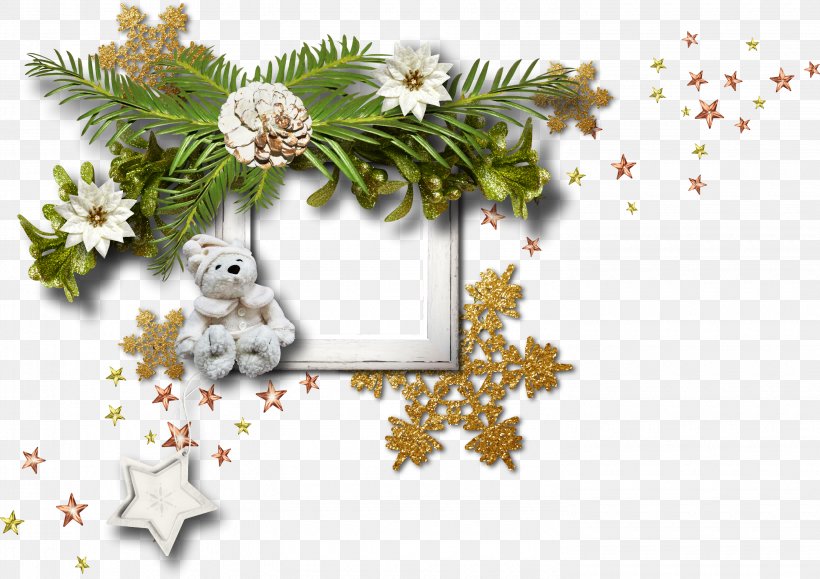 Picture Frames Ded Moroz Christmas Snowflake Clip Art, PNG, 2960x2092px, Picture Frames, Branch, Christmas, Christmas Decoration, Christmas Ornament Download Free