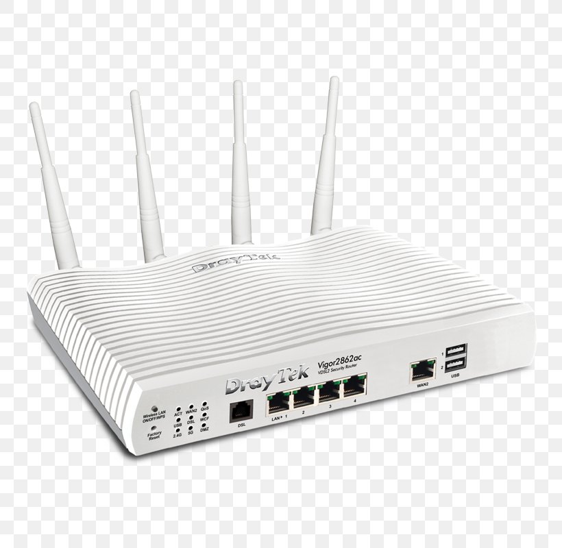 Router DrayTek Gigabit Ethernet DSL Modem G.992.5, PNG, 800x800px, Router, Computer Network, Digital Subscriber Line, Draytek, Dsl Modem Download Free