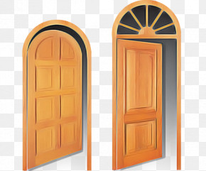 Arch Door Architecture Wood Home Door PNG