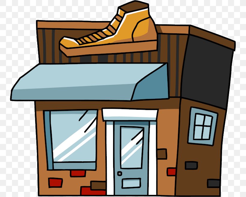 Shoe Shop Shopping Footwear Clip Art, PNG, 753x657px, Shoe Shop, Cartoon, Facade, Footwear, Furniture Download Free