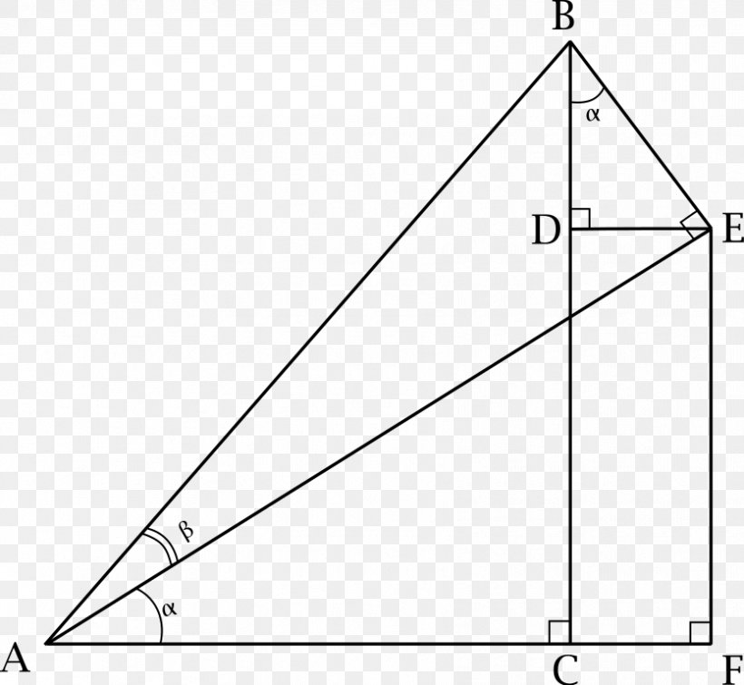 Triangle Drawing Point Diagram, PNG, 834x768px, Triangle, Area, Black And White, Diagram, Drawing Download Free