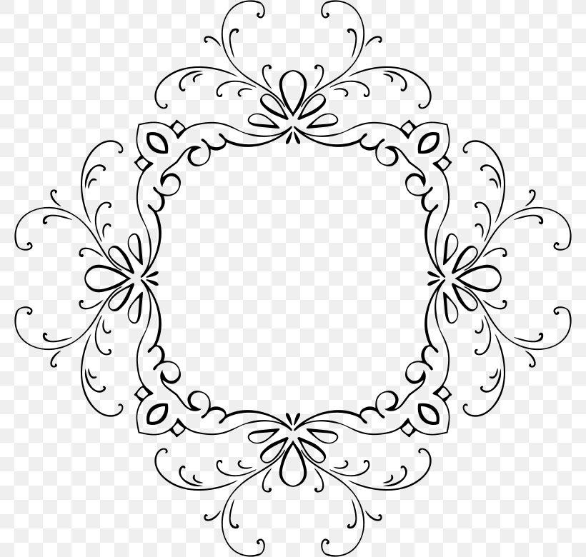 Black And White Art Clip Art, PNG, 780x780px, Black And White, Area, Art, Calligraphy, Drawing Download Free