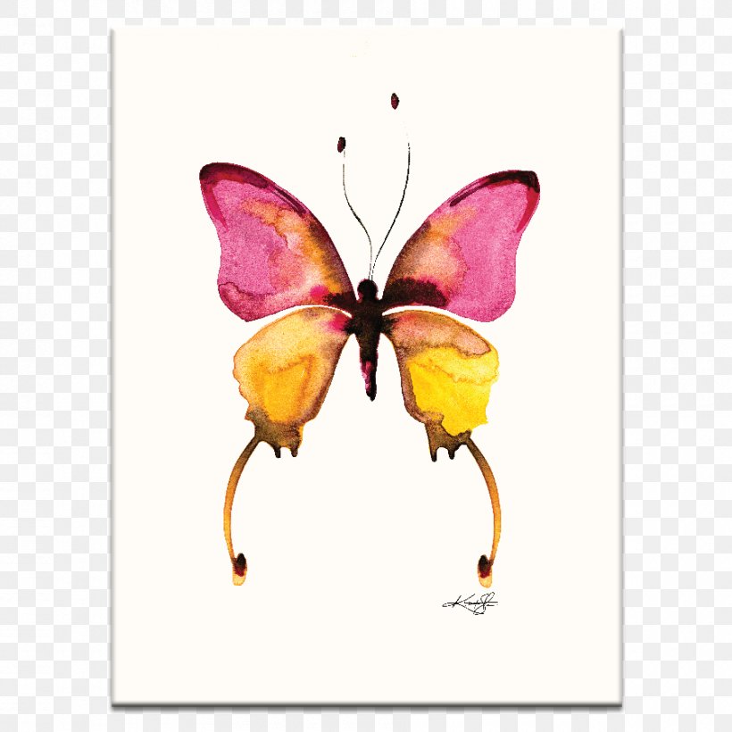 Butterfly Watercolor Painting Art Canvas, PNG, 900x900px, Butterfly, Art, Arthropod, Brush, Brush Footed Butterfly Download Free
