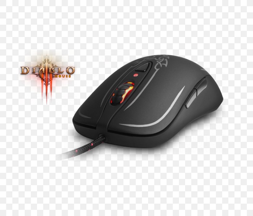 Diablo III: Reaper Of Souls World Of Warcraft: Cataclysm SteelSeries Computer Mouse, PNG, 700x700px, Diablo, Blizzard Entertainment, Computer Component, Computer Mouse, Diablo Iii Download Free