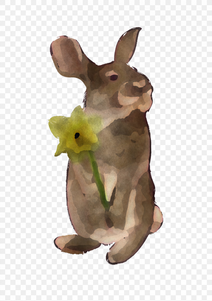 Easter Bunny, PNG, 1016x1440px, Hare, Biology, Easter Bunny, Figurine, Kangaroo Download Free