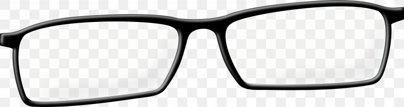 Glasses Clip Art, PNG, 3333x891px, Glasses, Area, Aviator Sunglasses, Bifocals, Black And White Download Free