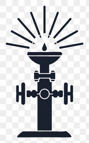Water Sprinkler - Fire Hydrant With Water Droplet PNG