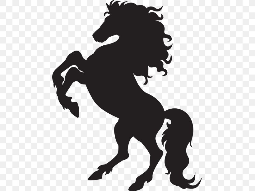 Horse Stallion Rearing Silhouette Clip Art, PNG, 529x615px, Horse, Black, Black And White, Bucking, Collection Download Free