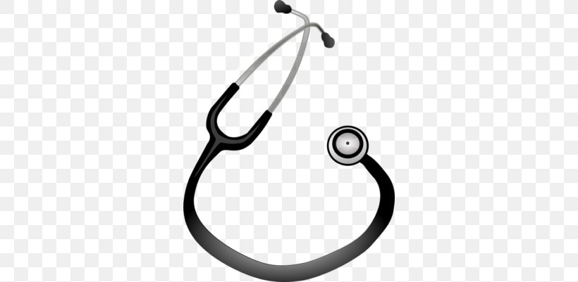 Stethoscope Medicine Physician Clip Art, PNG, 300x401px, Stethoscope, Auscultation, Auto Part, Black And White, Body Jewelry Download Free