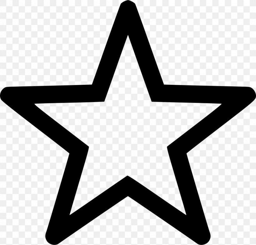 Five-pointed Star Shape Clip Art, PNG, 980x936px, Star, Area, Bing Images, Black And White, Drawing Download Free