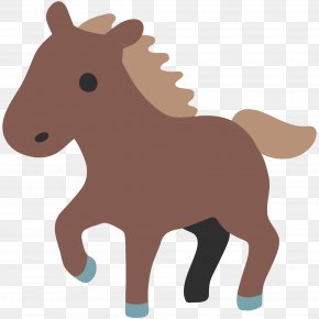 Blushing Emoji - Horse Emojipedia SMS Text Messaging PNG